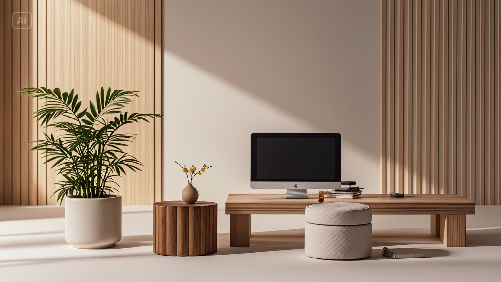 Minimalistang background ng interior