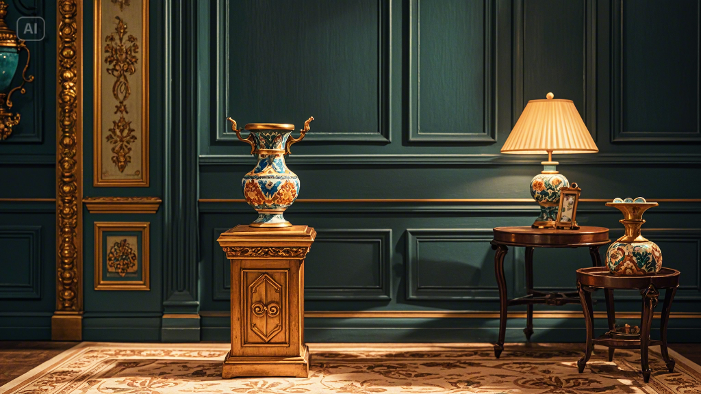 Antikong background ng seting