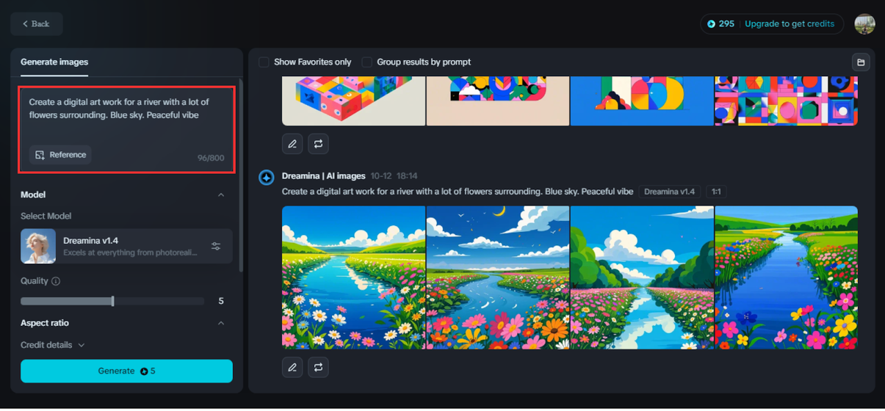 Write down your prompt