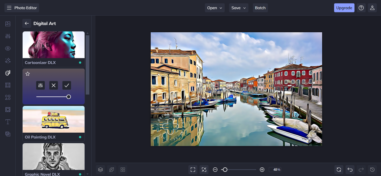 Make a digital art at BeFunky