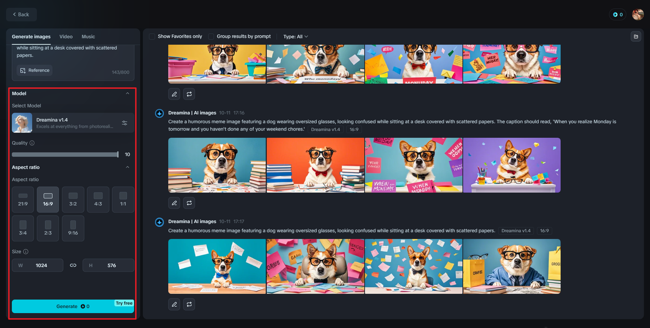 Generate funny memes