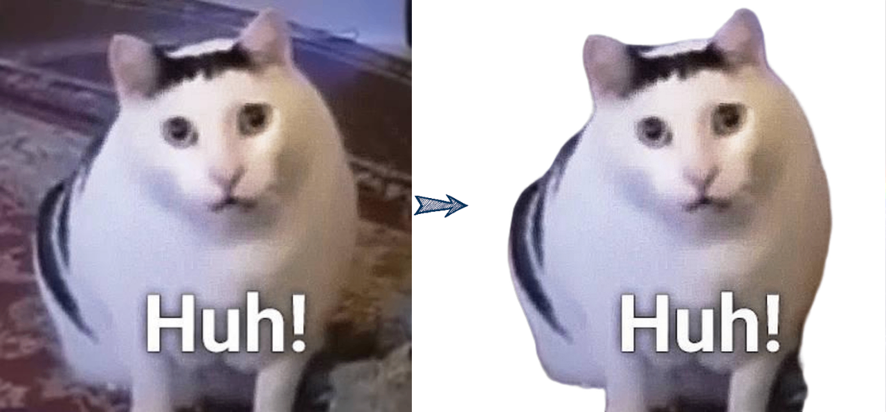 Dreamina's AI background removal