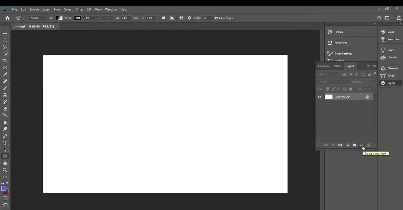 Photoshop's interface