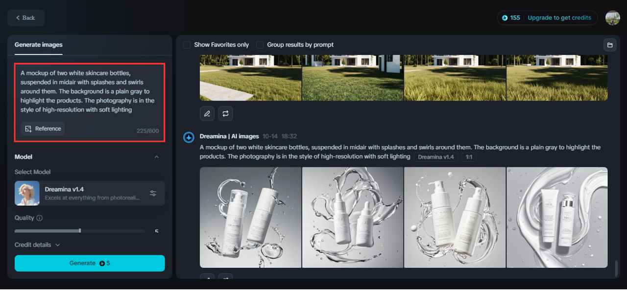 Write down your prompt
