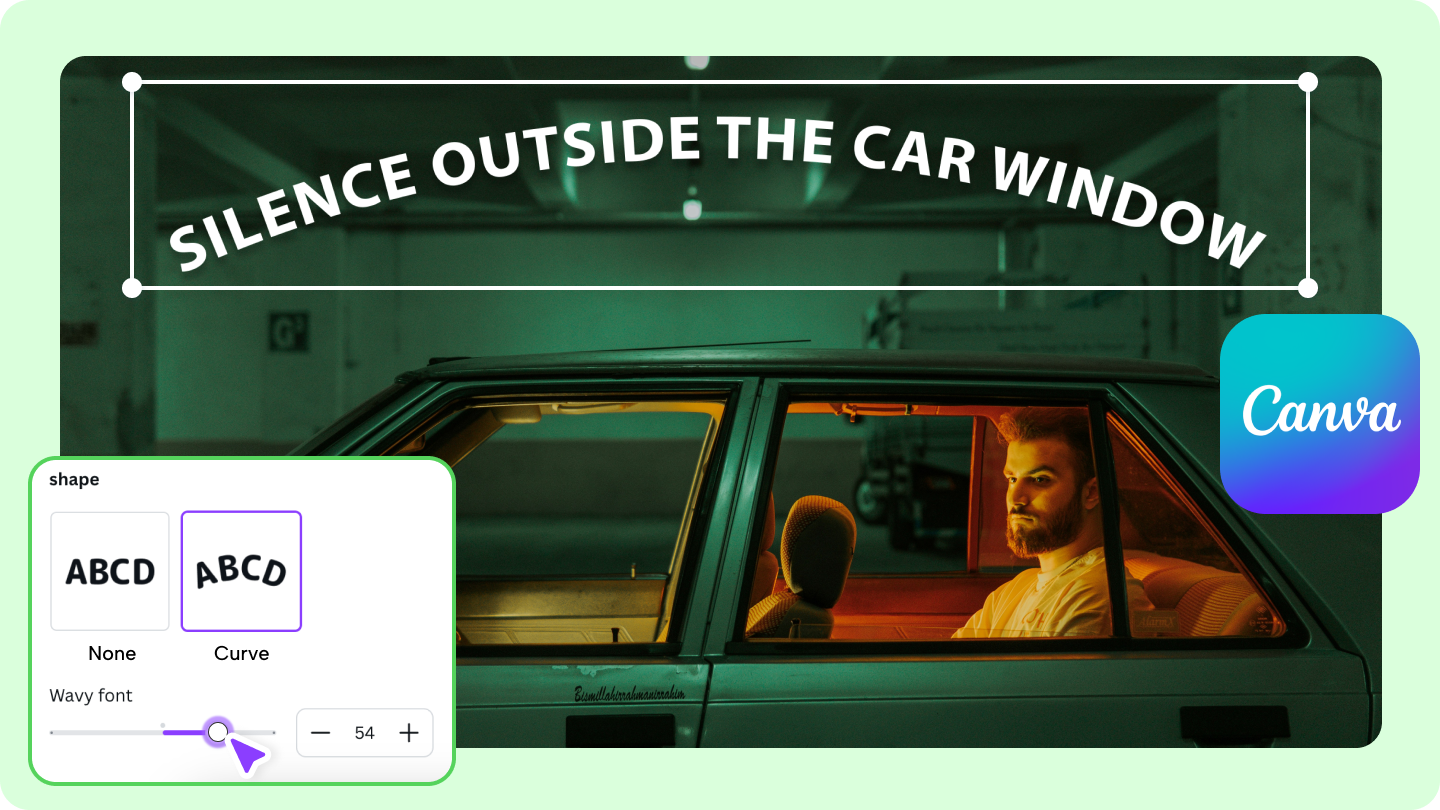 canva 'da metin nasıl eğilir