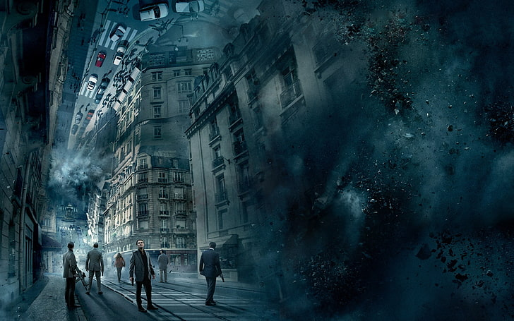 The special effects used in Inception - a cool visual movie