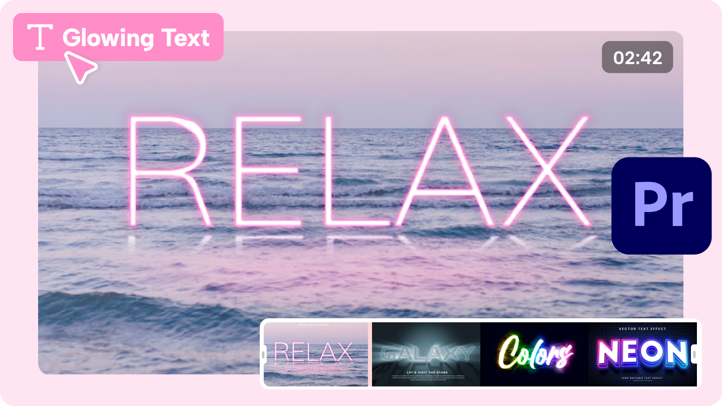 Texto brilhante na estréia pro