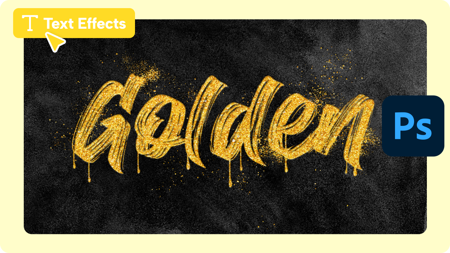 photoshop 'ta altın efekti