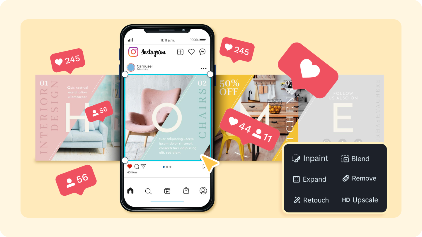 producător de postări instagram