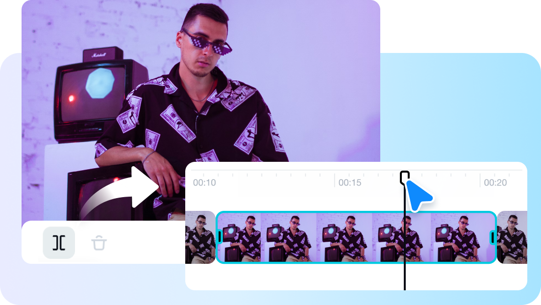 Pemotong Video Online Gratis - Potong & Edit Momen Terbaik Anda