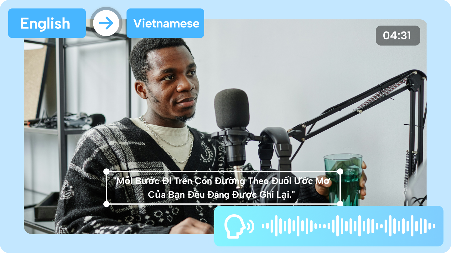 英語到越南語翻譯音頻