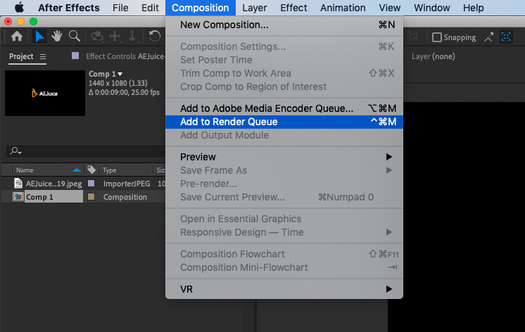 Rendering and exporting