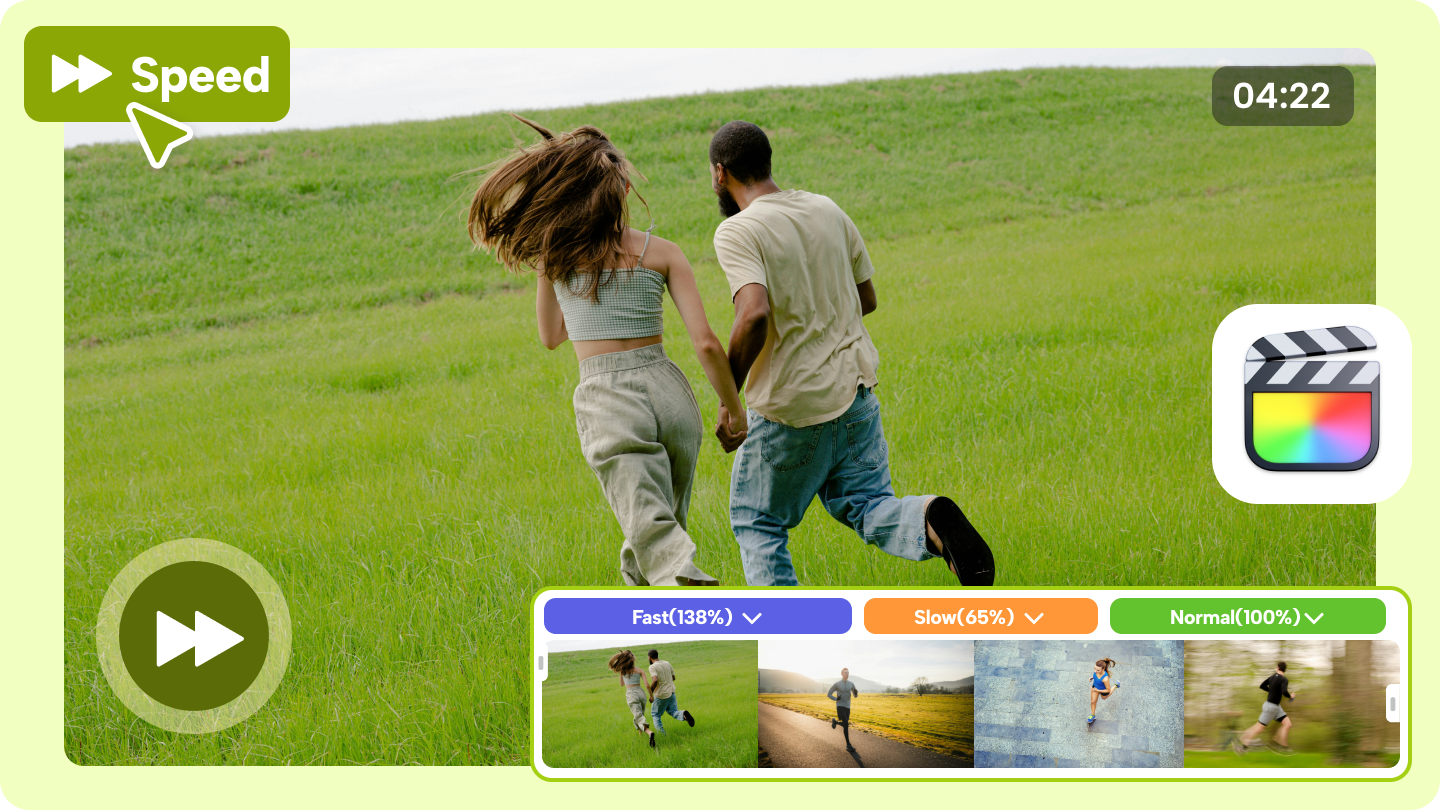 Rampa de velocidad profesional de corte final 