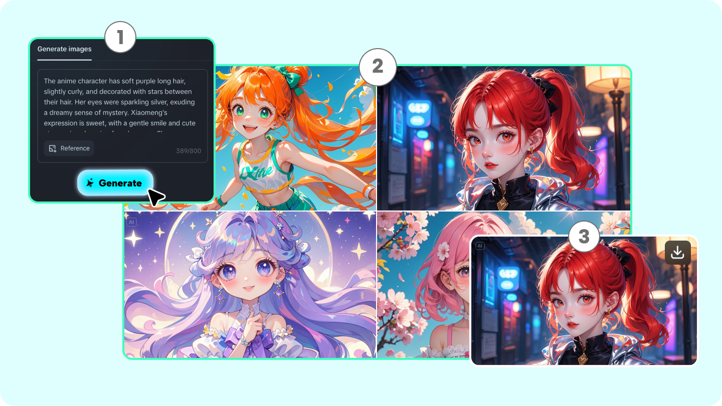 Faça seu próprio personagem de anime