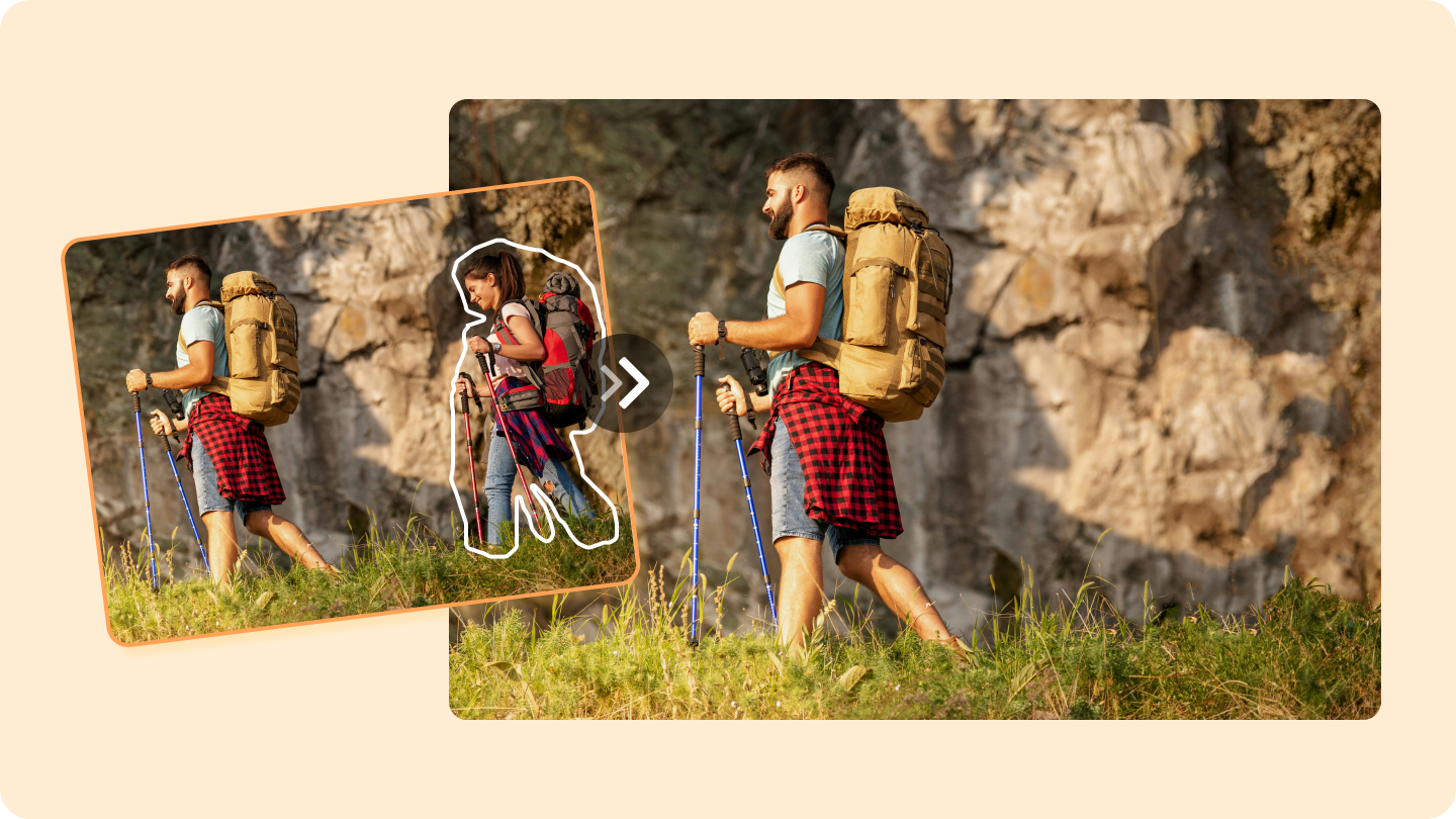 Comment couper quelqu'un d'une photo