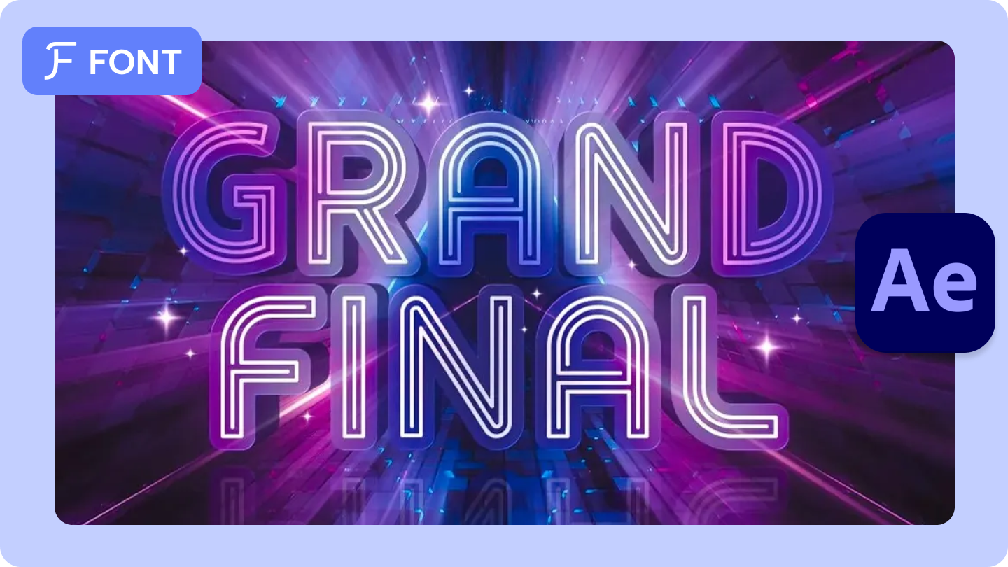 efektlerden sonra neon işareti