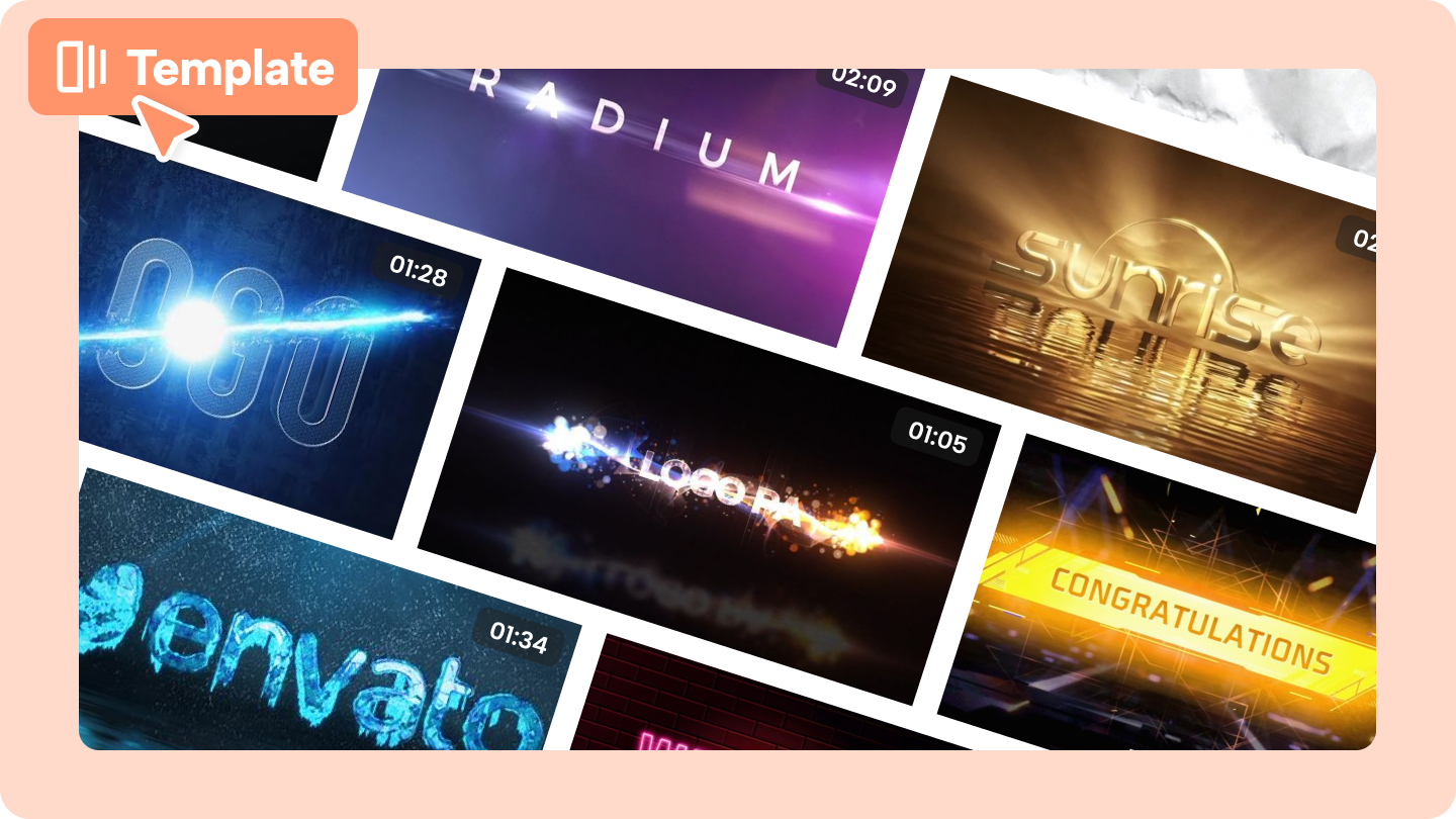 Trabalhos Logo intro template: 