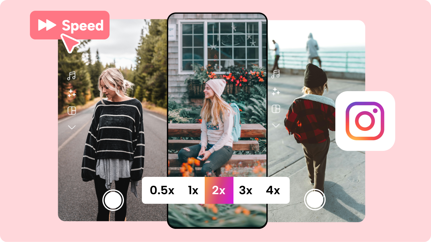 Cum să accelerați videoclipul pe instagram