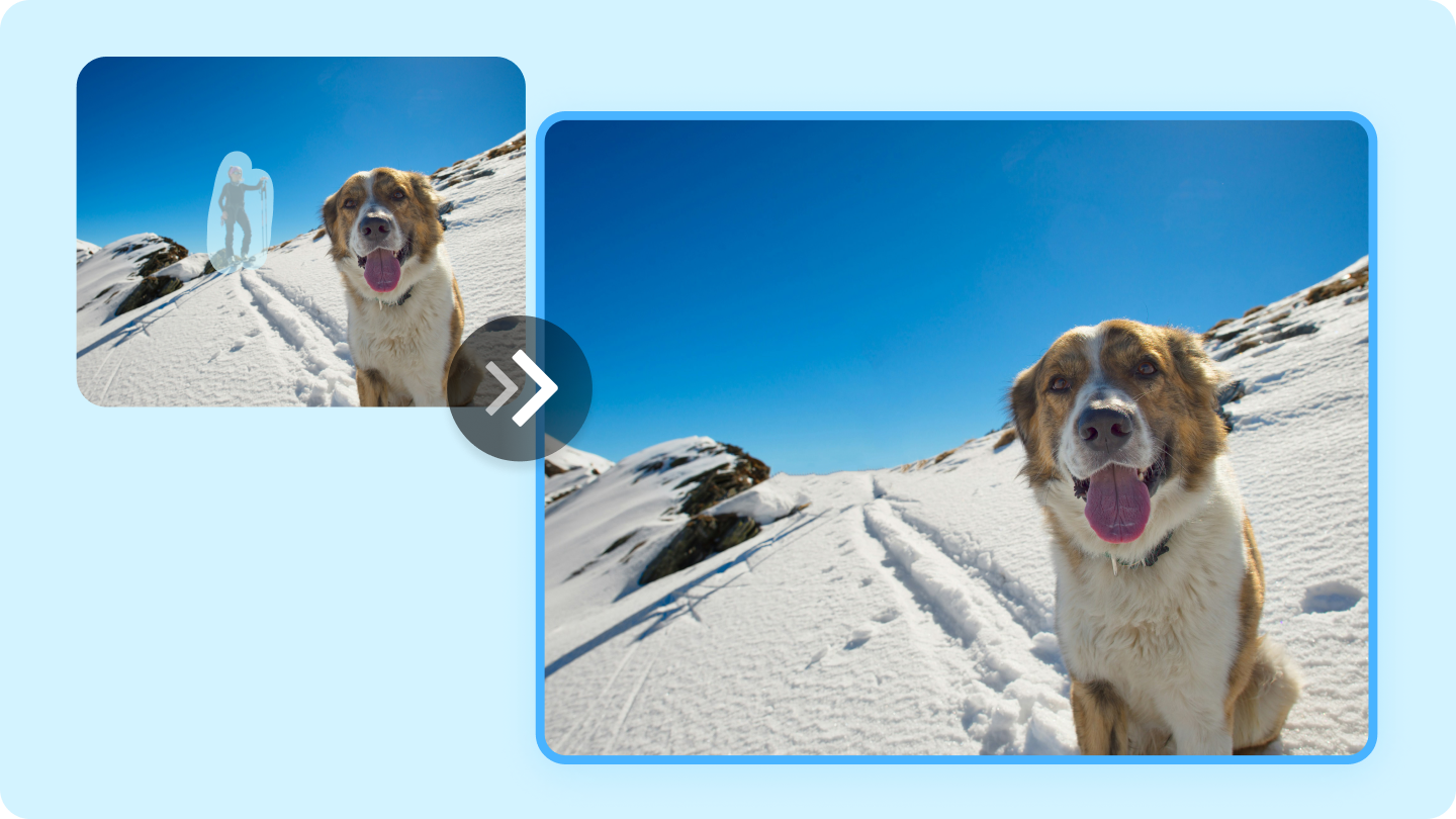 背景から人を削除する