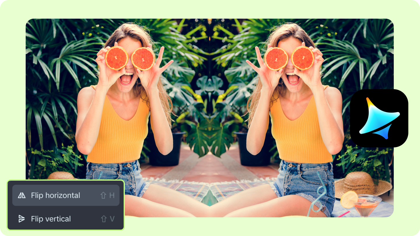 Editor de fotos espejo