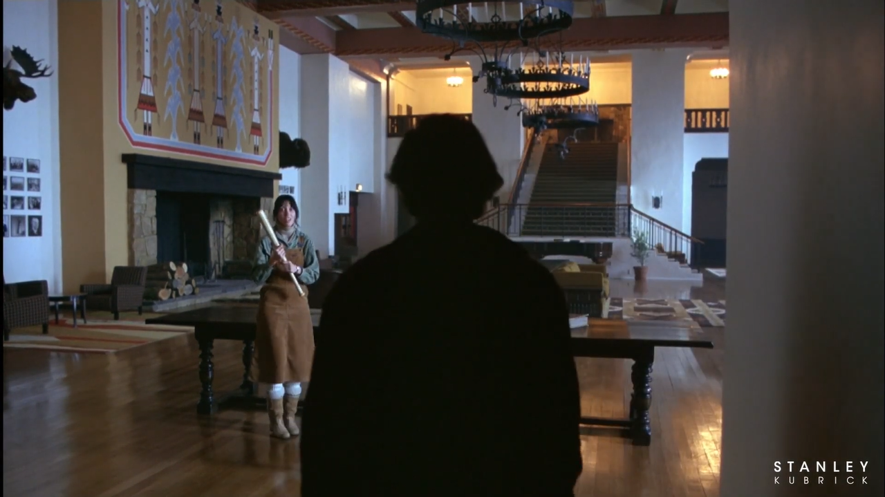 Dolly effect shot in the film The Shining