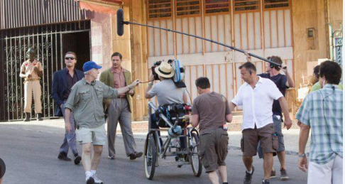 Dolly zoom shot example in Inception film