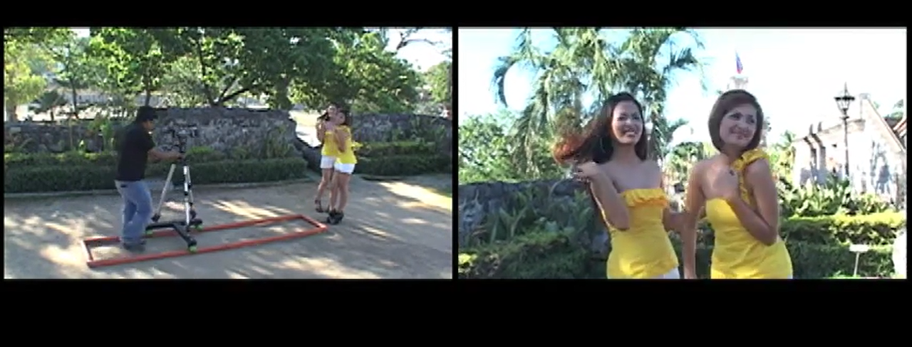 Dolly in shot example and dolly out shot example in video creation