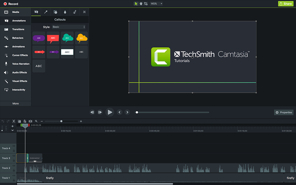 Camtasia recording software