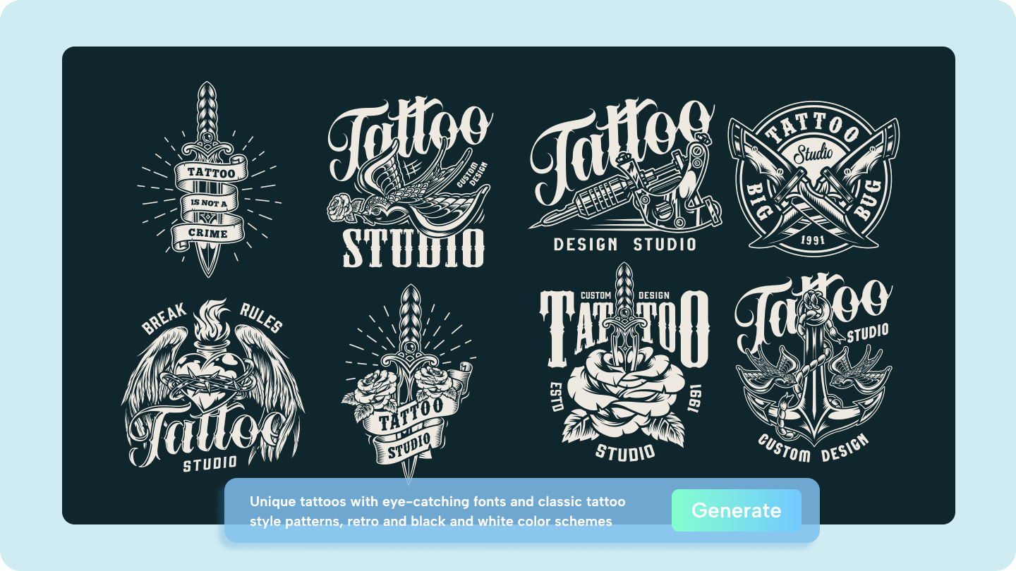 ai dövme jeneratörü ücretsiz çevrimiçi