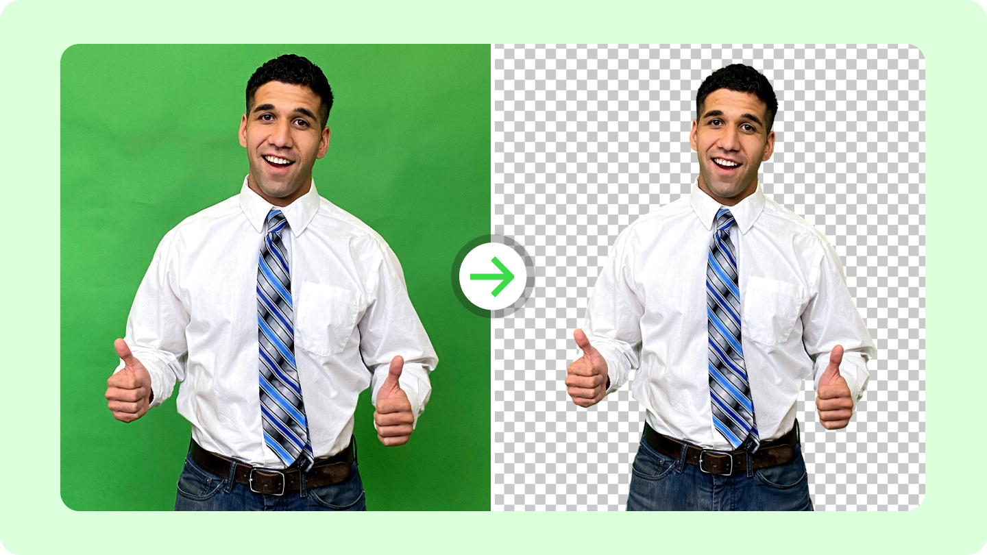 remove green screen