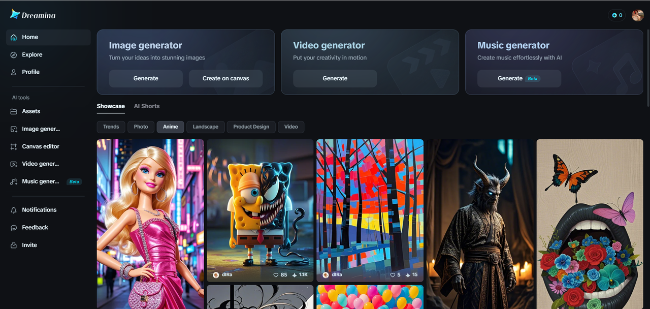 Dreamina's AI watermark deleter