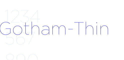 Gotham thin