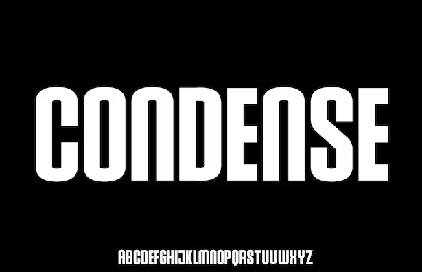 Condensed Bold Fonts
