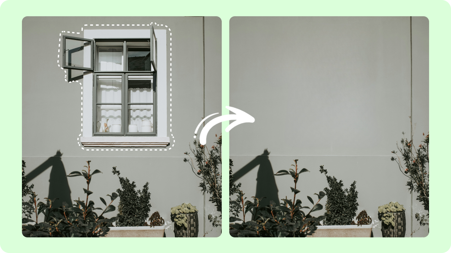 Remover coisas das fotos