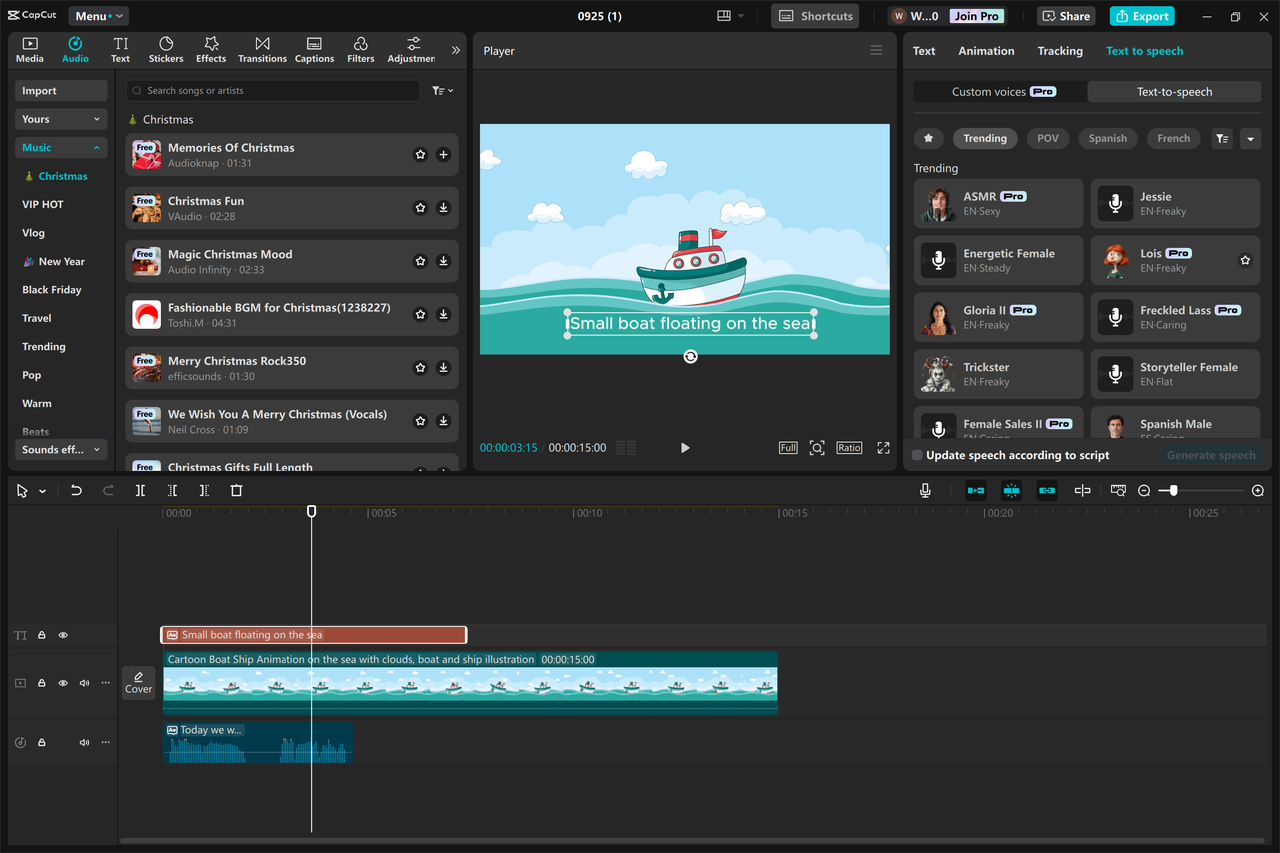 Educational narration with AI voice reader.