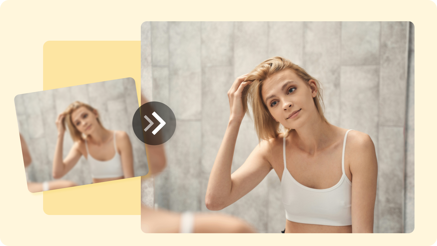 Unscharfes Foto verbessern