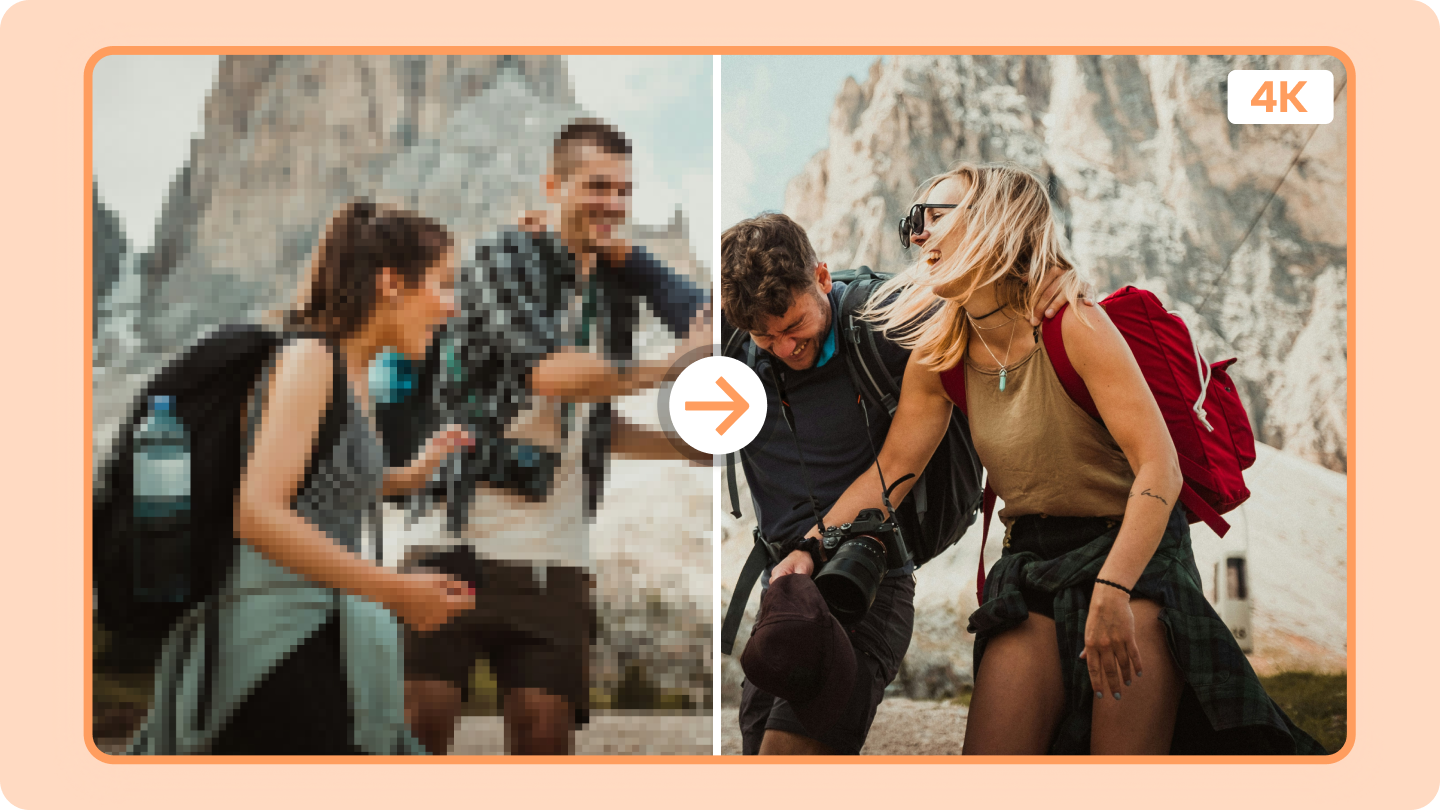 immagine upscaler 4k gratis