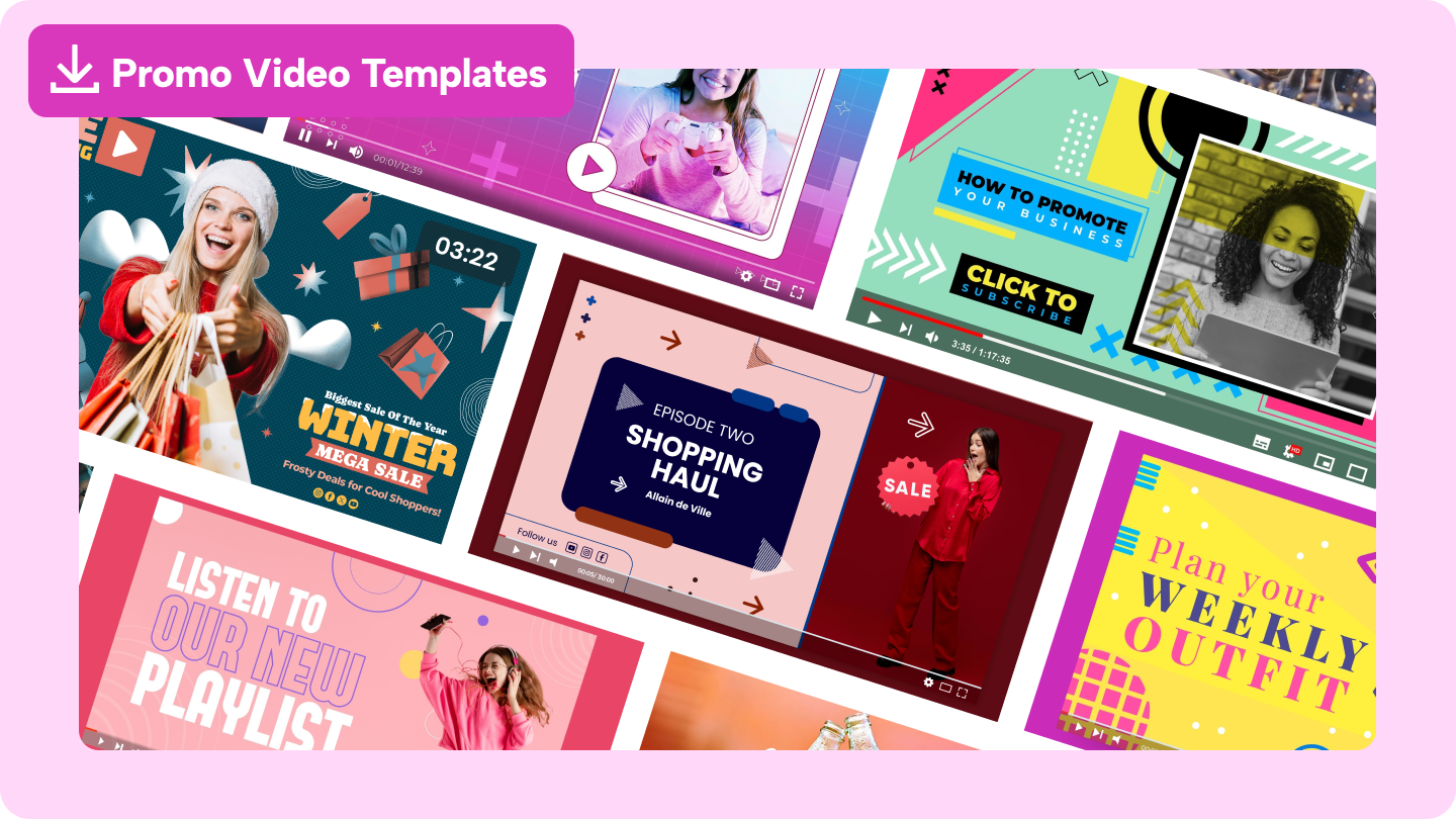 Видео промо шаблоны