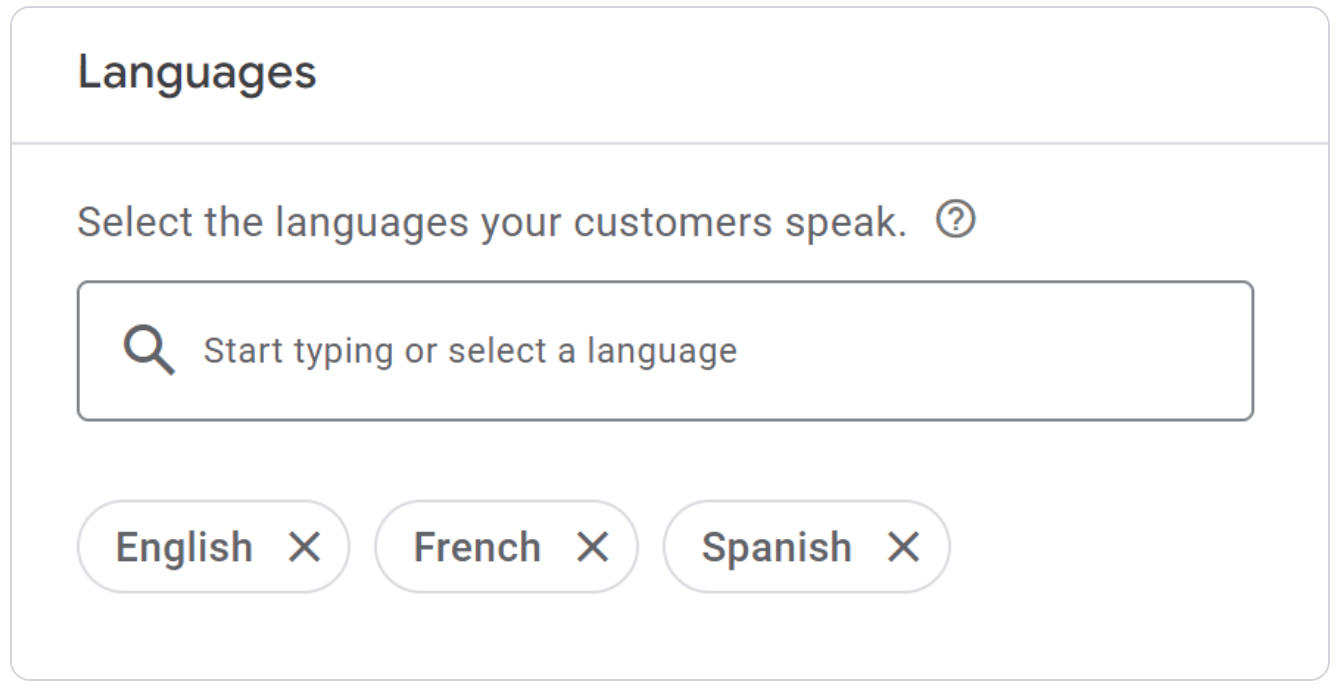 Pilih bahasa yang digunakan oleh audiens Anda