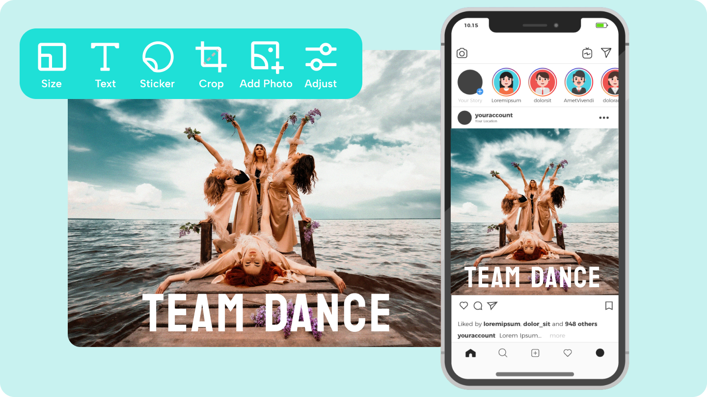 Editor de imagini Instagram