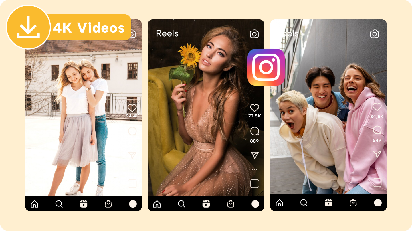 Descarga de video de Instagram 4k