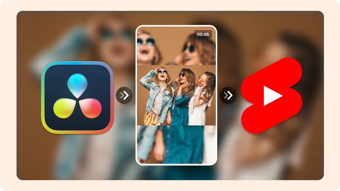how to make youtube shorts in davinci resolve