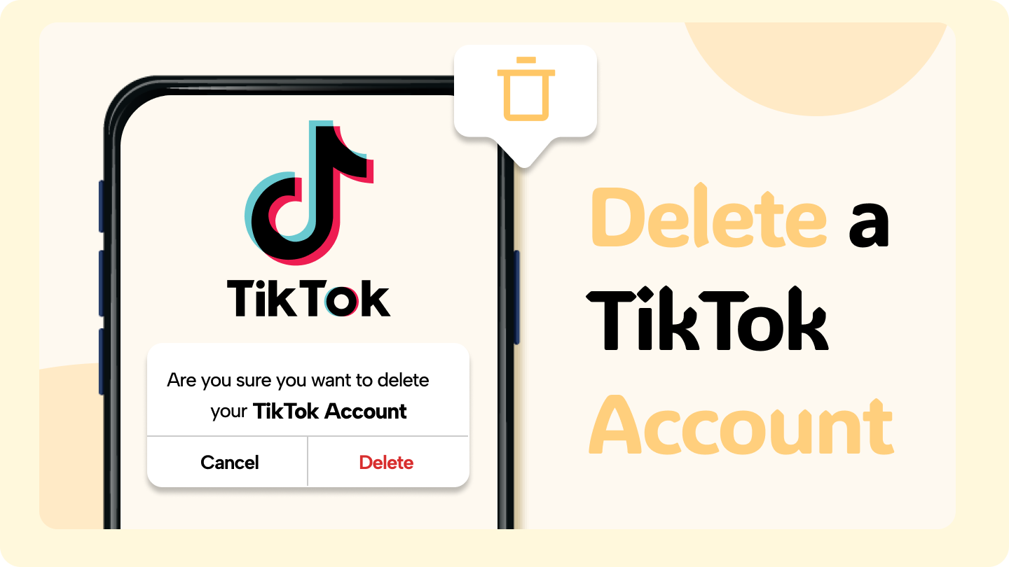 כיצד למחוק חשבון tiktok