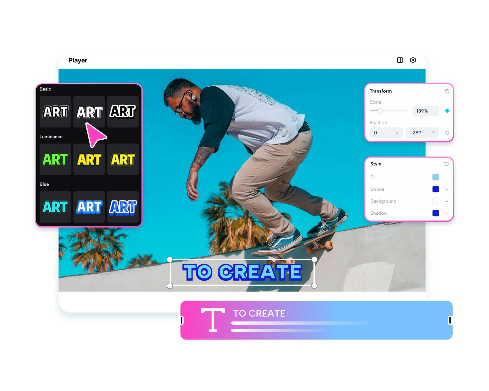 Κινούμενο κείμενο online