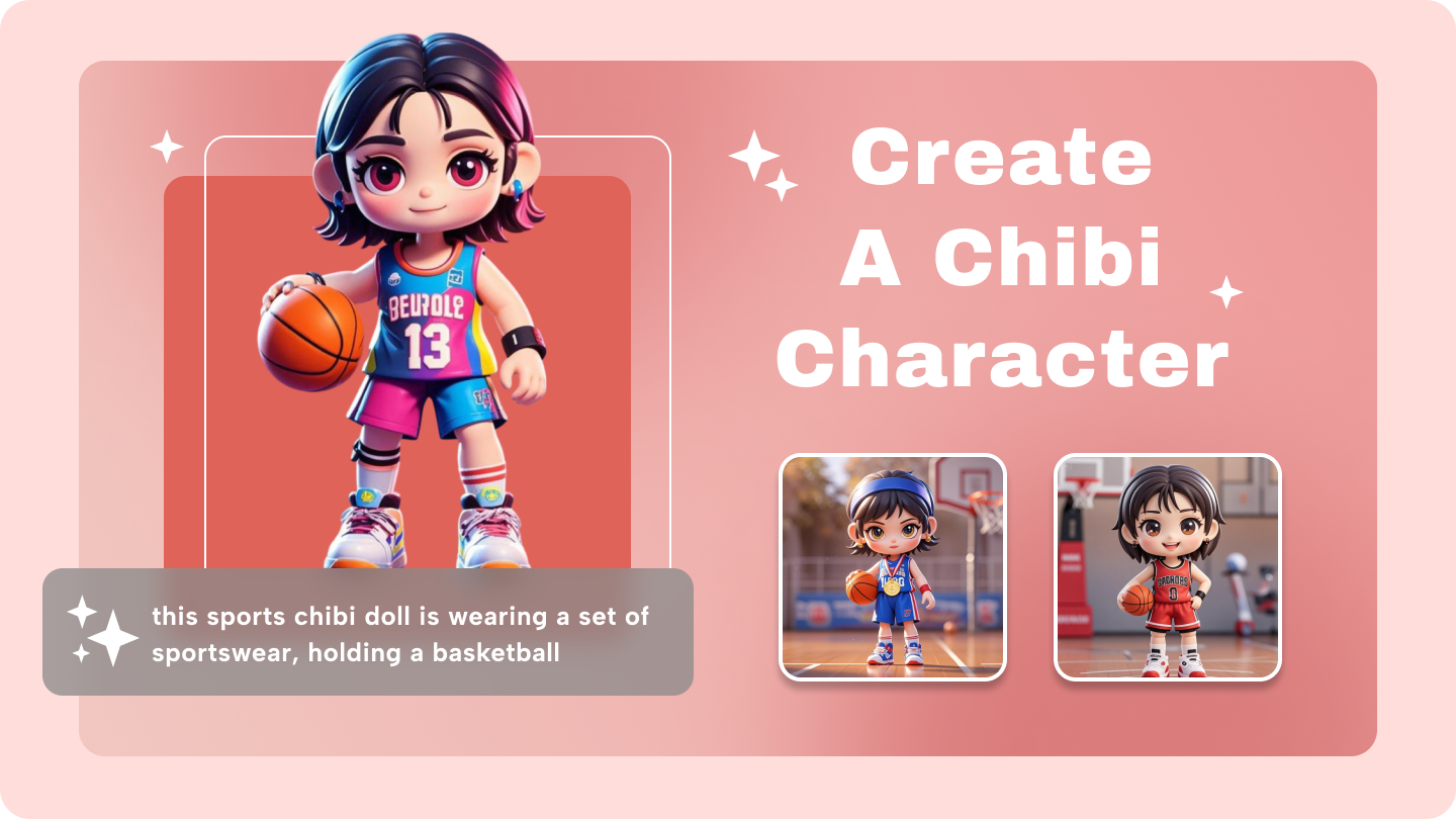 Crea un personaje chibi