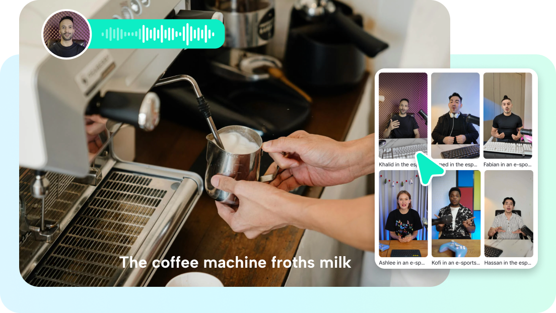 Powerful avatars & voiceovers for vivid narration