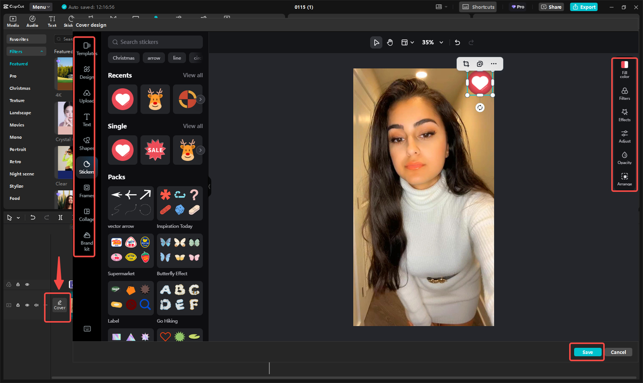 Customize your Shorts and cover