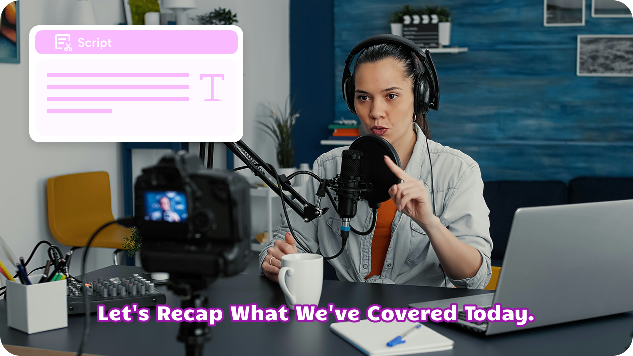 AI voice & custom script for precise adjustment