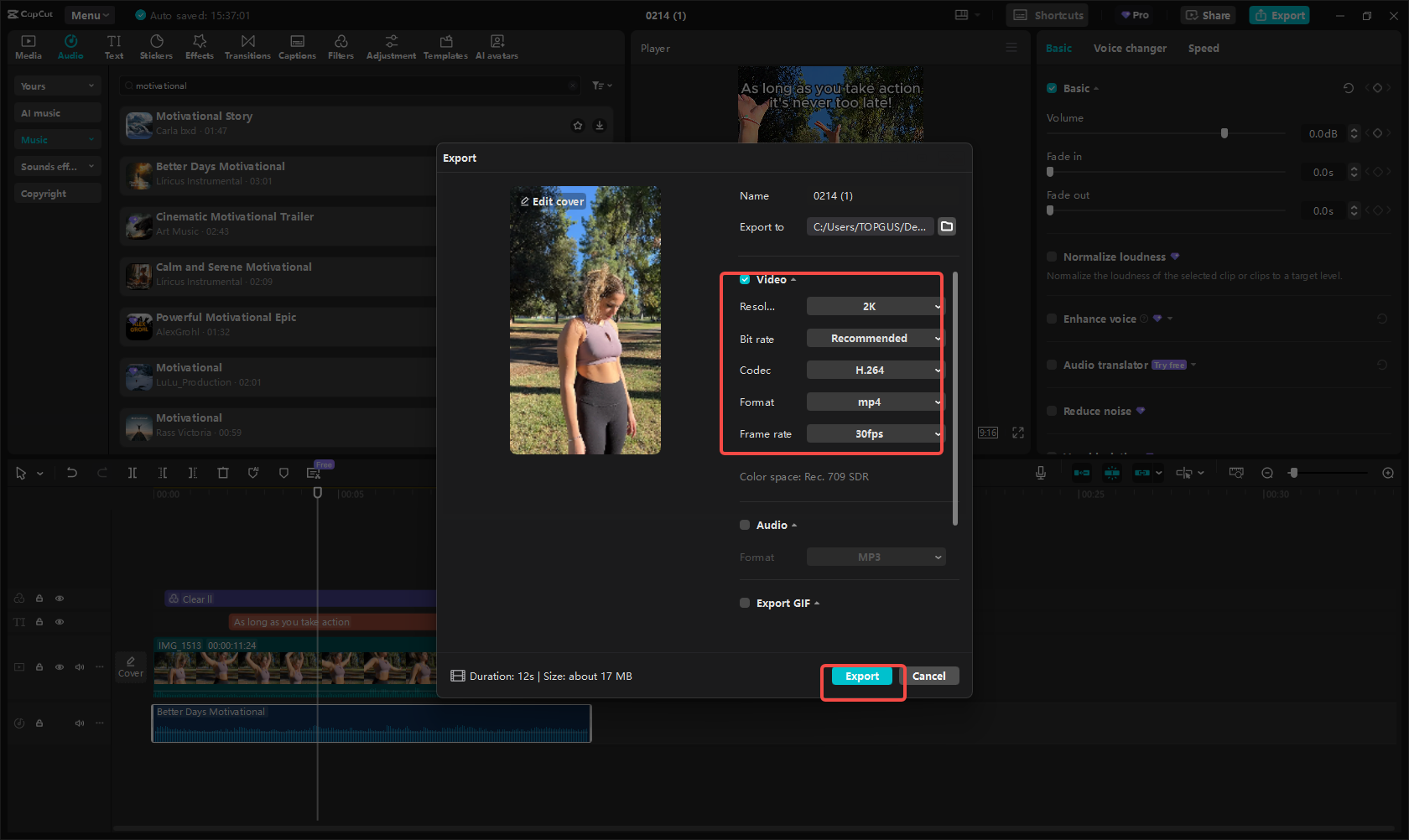 Eksportuj swój kołowrotek motywacyjny