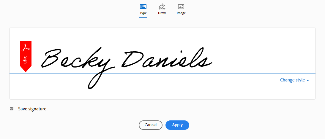 Cipta tandatangan digital adobe